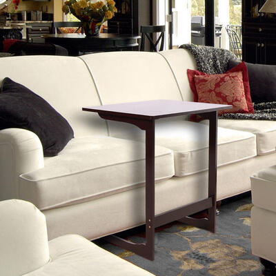 

Sofa Table End Side Table Console Snack TV Coffee Tray PC Laptop Desk L-Shape