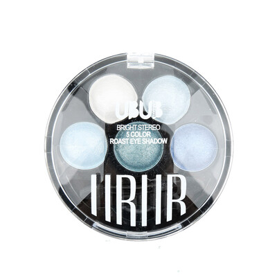 

UBUB BRIGHT STEREO Makeup 5 Color Roast Eye Shadow Powder Metallic Shimmer