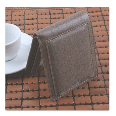 

New mens bag wallet mens short section cross section business wallet mens pocket wallet youth wallet large capacity
