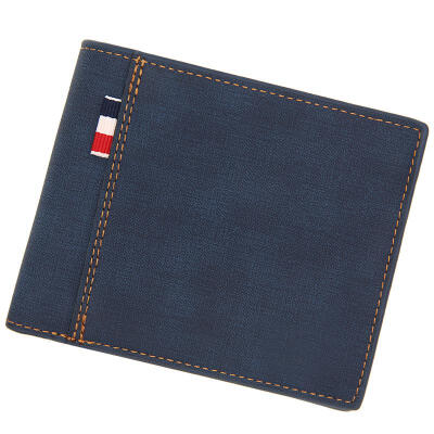 

New Matte Men Wallet Short Retro Tri-bifold Large Capacity Multi-function Fashion Business Wallet Card Purse Mens Wallet