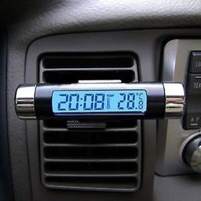 

Fashion Car LCD Clip-on Digital Backlight Automotive Thermometer Clock Calendar Hot Sale