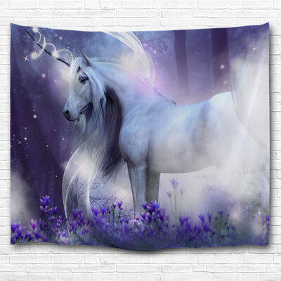 

Pegasus Unicorn 3D Printing Home Wall Hanging Tapestry for Decoration