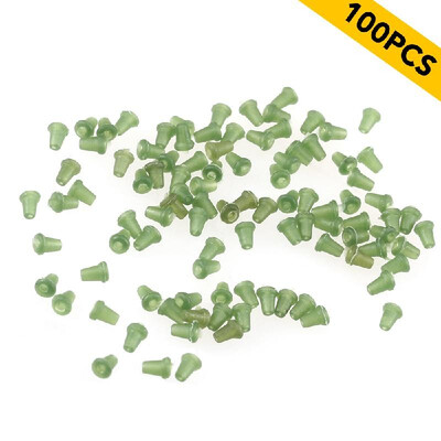 

30pcs 50pcs 100pcs Fishing Hook Stop Hook Back Earring Boilies Stopper Fishing Hook Block Beads Carp Fishing Accessory