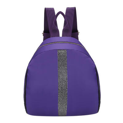 

Glitter Women Rhinestones Backpacks Nylon Waterproof Shoulder School Bags
