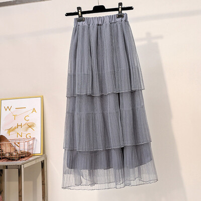 

Roseonmyhand Womens Summer Cake Cute Short Skirt Skirt High Waist Medium Long Pleated Skirt