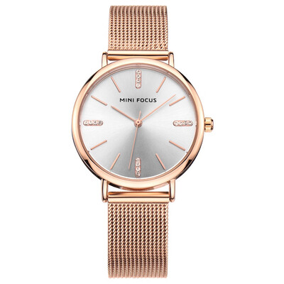 

BOFUTE Womens Watch Fashion Watch Quartz Watches Japanese Movement Waterproof Metal Mesh Strap 0036L