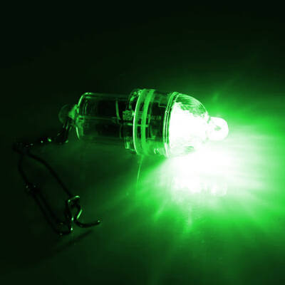 

New Hot 1 pcs Deep underwater LED lure fish light flash fish light with hooks lure fisher Fishing Tool