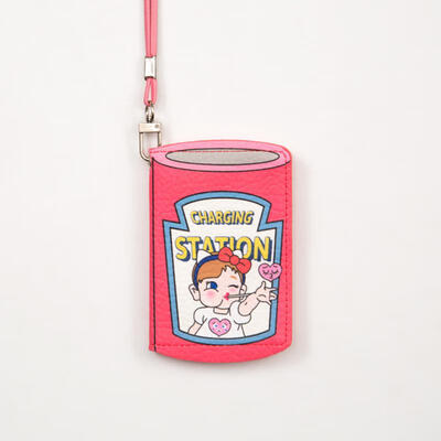 

Cartoon Cute Girl Personality Card Bag Bus Card Set With Rope