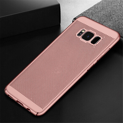 

Goowiiz Phone Case For Samsung S8S8 PlusNote 8A8A8 PlusA530A730 Full Protection Slim Hard PC Breathable Grid Back Cover