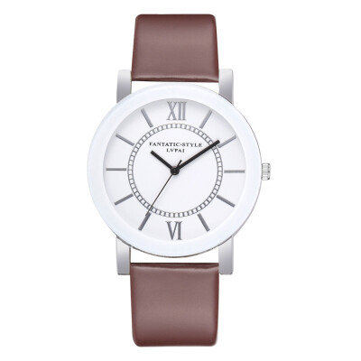 

High Quality Women Watches Simple Style Dial Ladies Quartz Wristwatch Candy Colors Leather Strap Clock Casual Reloj Mujer