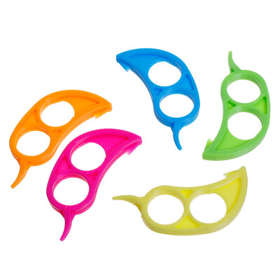 

Plastic Orange Peelers Zesters Lemon Grapefruit Fruit Slicer Opener 6PCS