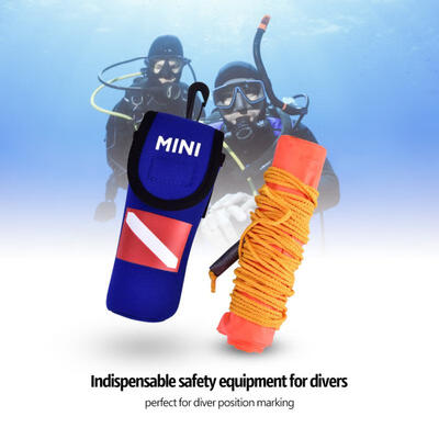 

Greensen High Visibility Inflatable Scuba Diving Surface Signal Marker Buoy with Storage Bag