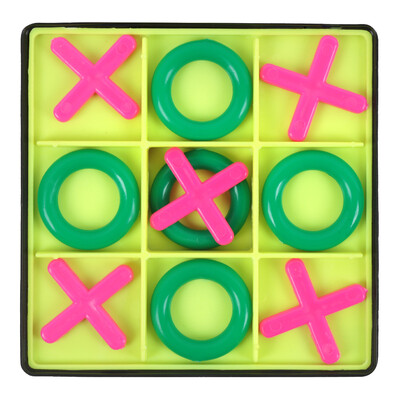 

Tic Tac Toe Puzzle Board Game OX Chess Educational Toy