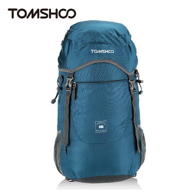 

TOMSHOO 40L Ultra Lightweight Water-resistant Nylon Outdoor Backpack Travel Trekking Foldable Bag