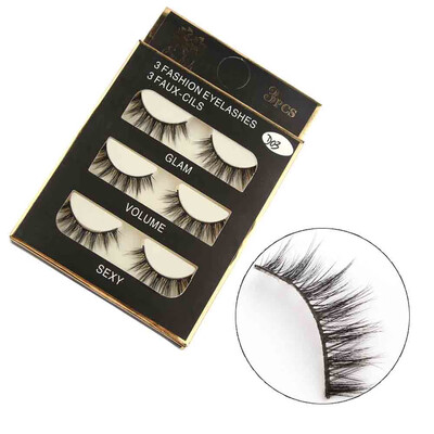 

〖Follure〗1 Box Luxury 3D False Lashes Fluffy Strip Eyelashes Long Natural Party