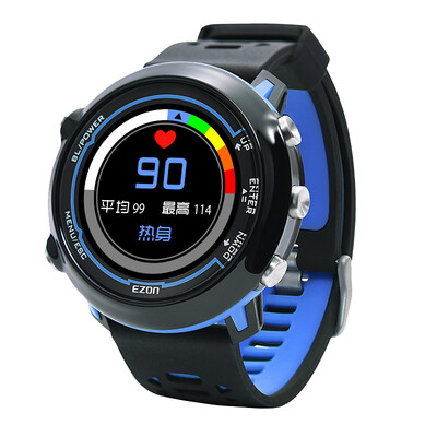 

EZON outdoor intelligent sports watch mens fashion multi-function dynamic light heart rate waterproof running marathon step G