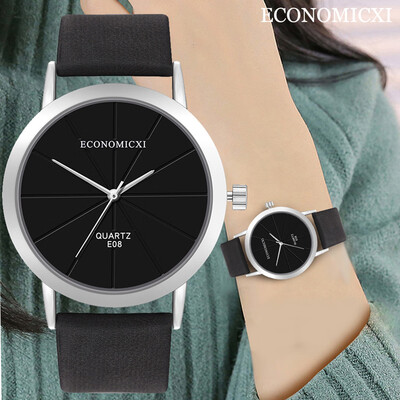 

RM Womens Fashion Roman Numerals Watch Faux Leather Analog Quartz Wrist Watches
