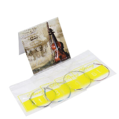 

Universal Full Set E-A-D-G Violin Fiddle String Strings Steel Core Nickel Silver Wound with Nickel-plated Ball-End for 18-44 V