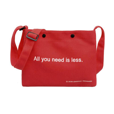 

Fashion Teenage Girls Letter Print Shoulder Bags Canvas Crossbody Bag Gift