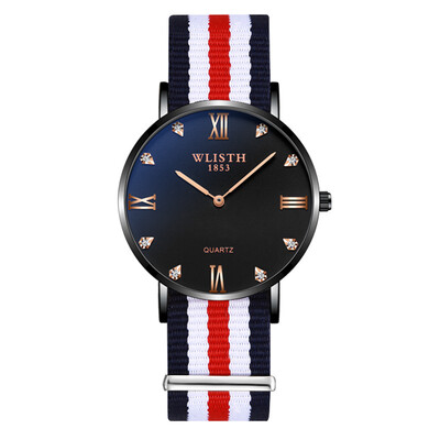 

Mens IPS plating watch thin student mens watch waterproof quartz watch