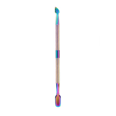 

Toponeto Nail Art Rainbow Cuticle Pusher- Professional Grade Stainless Steel Cuticle Remover