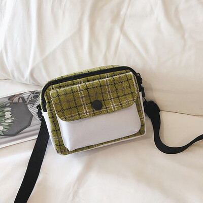

Tailored Women Ladies Fashion Plaid Crossbody Messenger Handbag Purse Totes Shoulder Bags