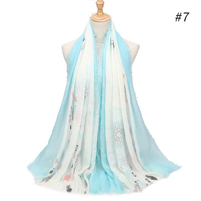 

2018 new retro celebrity style cotton&linen thickening super beautiful cashew flower Tibet Yunnan Lijiang style scarf shawl