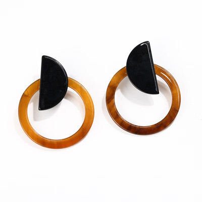 

Womens Earrings Fashion Korea Acrylic Leopard Pattern Bohemian Charm Geometric Drop Earrings for Girls Jewelry Gifts 2019 New