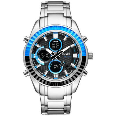 

SMAEL 1430 Fashion Outdoor Waterproof Watch Multi-function Digital Male Sports Wristwatch