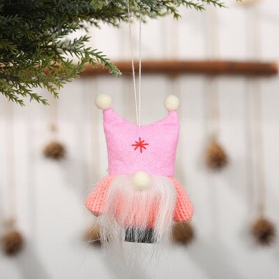 

Christmas Faceless Gnome Santa Xmas Tree Hanging Ornament Doll Holiday Decor Hot