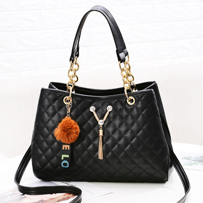 

2019 summer new PU leather fashion trendy handbag elegant shoulder diagonal bag casual handbag