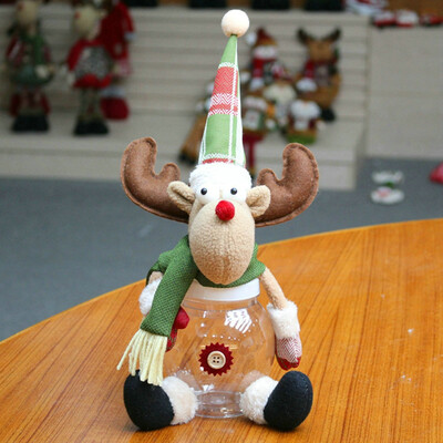 

〖Follure〗Santa Claus Snowman Elk Christmas Candy Packaging Christmas Candy Jar