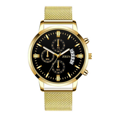 

Gobestart Luxury Watches Quartz Watch Stainless Steel Dial Casual Bracele Watch