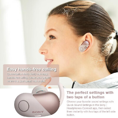 

SONY WF-SP700N TWS True Wireless Bluetooth In-Ear Headphones NFC Noise Cancelling Stereo Sports Earbuds Sweatproof Earphones Built