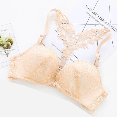 

〖Follure〗Women Front Buckle Non-steel Bra Sexy Collection Lace Adjustable Underwear