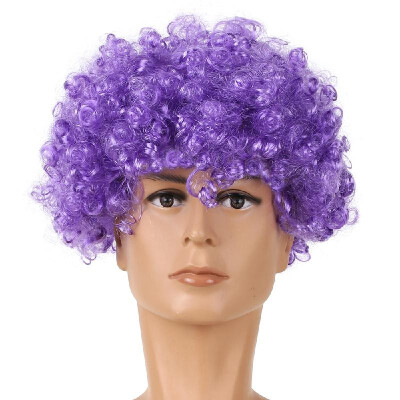 

Soccer Fans Wig Explosion Curly Hairpiece Party Decoration Carnival Headwear Wigs