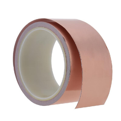 

50mm 10m One Side Copper Foil Tape EMI Shielding Single Conductive Adhesive for Guitar