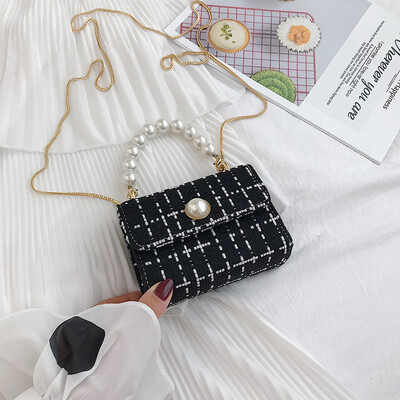 

Internet celebrity mini bag chic summer simple retro square bag 2019 new womens bag single shoulder bag oblique satchel bag