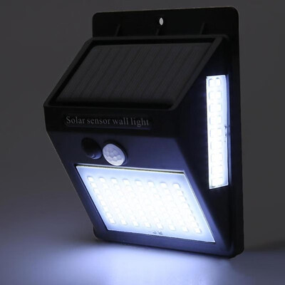 

100 LED Waterproof Motion Sensor Solar Powered Wall Lamps for Outdoor Decor