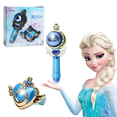

Disney Fairy Stick Magic Wand Toy Girl Child Bracelet Princess Ice Romance Shining Scepter Set