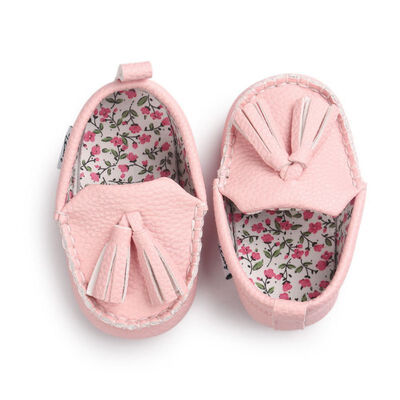 

CuteBaby PU Leather Shoes Infants Girl Boy Soft Sole Sneakers First Walker 0-18Month