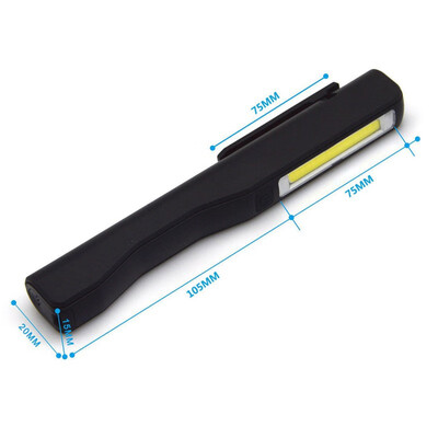 

USB Charging Mini LED Flashlight COB Super Bright White Mini Inspection Bike Light Lamp Pen Pocket Clip Torch Flashlight