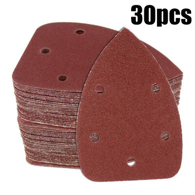 

30Pcs Grit Sanding Discs Hook Loop 40 60 80 120 180 240 Sandpaper Supply