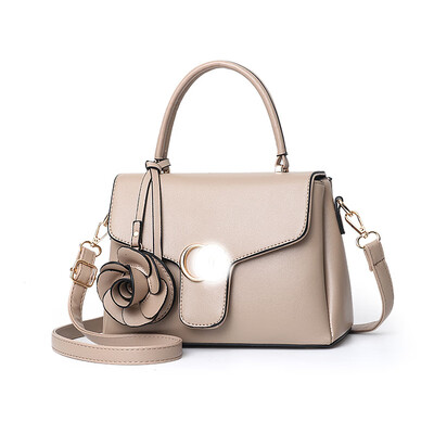

Ladies bag 2019 spring new handbag flower fashion handbag simple shoulder diagonal package