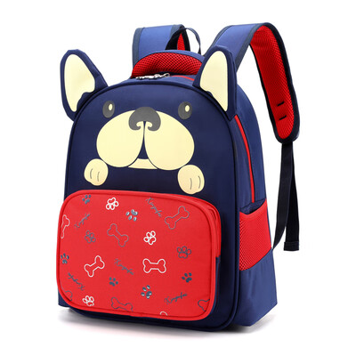 

Puppy schoolbag primary school student backpack grade 1 grade 2 ridge protection burden ultra light boys&girls children