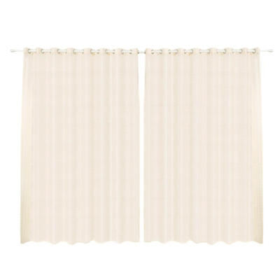 

Gezitelilun Window Screens Transparent Curtains Punch Style for Living Room