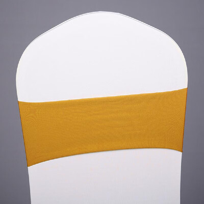 

Chair Sashes Bows Elastic Spandex Chair Sash Covers Bands for Wedding Banquet