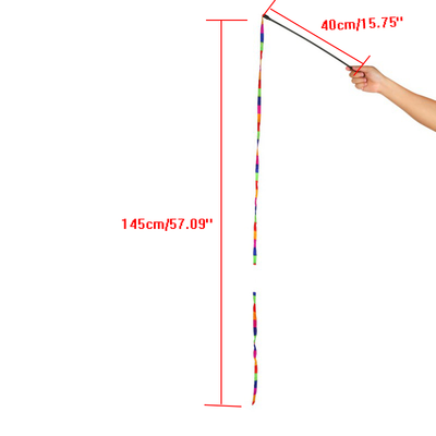 

Cat Toys Cute Funny Colorful Rod Teaser Wand Plastic Pet Toys For Cats Interactive Stick Exercise Training Toy Cat Supplies