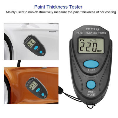 

Greensen Mini Paint Thickness Tester LCD Digital Display Car Coating Gauge Meter Mesuring Instrument
