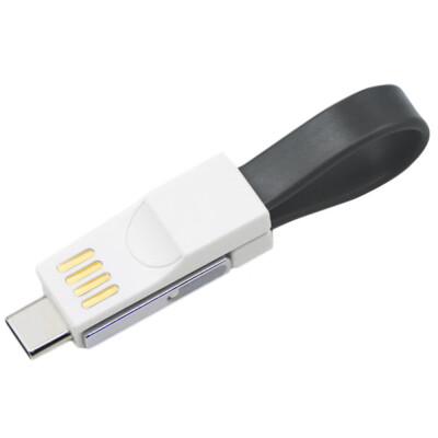 

Cwxuan 3 in 1 Key Chain USB Magnetic Charging Line Sync Data Cable